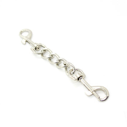 Stainless Steel Bondage Restraint Connector Chain Hog Tie with Clips