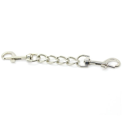 Stainless Steel Bondage Restraint Connector Chain Hog Tie with Clips