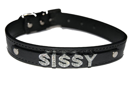 SISSY Fetish Collar Cuckold Slut Sub Black