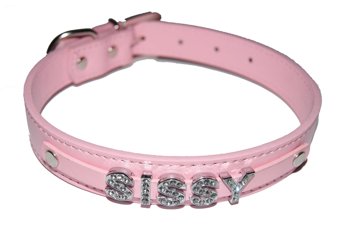 SISSY Fetish Collar Cuckold Slut Sub Pink